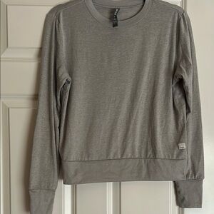 Vuori Gray Long Sleeve Tee